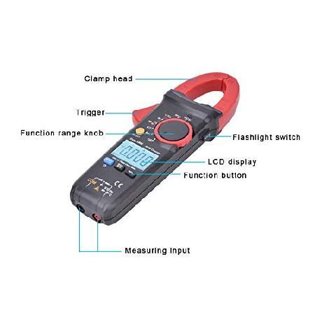 販売最安値 UT213B Clamp Meter Multimeter 4000 Counts 400A True RMS AC DC Voltage Current Clamp LCD Display with Backlight Digital Auto Range Amp Voltage Tester w