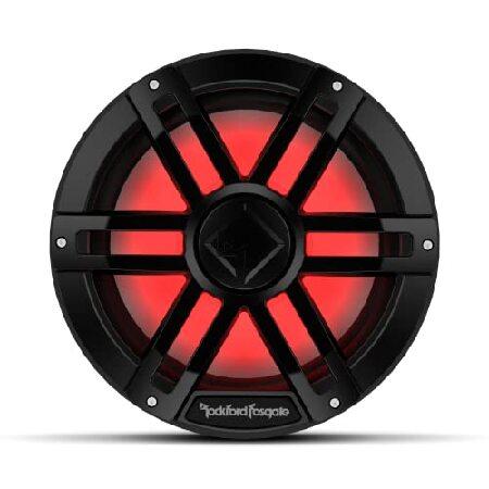 【並行輸入品】 Rockford Fosgate M1D2-12B カラーOptix 12インチ DVC 2オーム マルチカラーLEDライト マリンサブウーファー - ブラック | ブランド登録なし