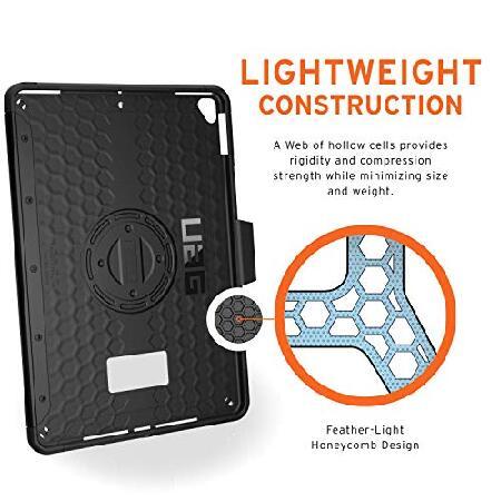 【並行輸入品】 URBAN ARMOR GEAR UAG iPad 10.2用ケース ブラック 第9世代 2021年 ＆ 第8世代 2020年 ハンドストラップ付き 薄型 スリム 耐久性 保護カバー_4
