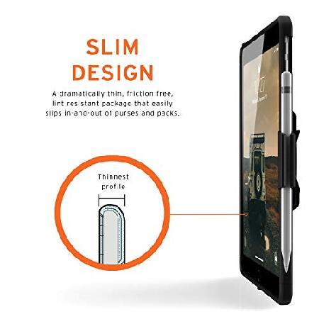 【並行輸入品】 URBAN ARMOR GEAR UAG iPad 10.2用ケース ブラック 第9世代 2021年 ＆ 第8世代 2020年 ハンドストラップ付き 薄型 スリム 耐久性 保護カバー_5