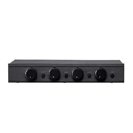 【並行輸入品】 Monoprice SSVC-4.1 シングル入力 4チャンネル スピーカーセレクター ボリュームコントロール付き インピーダンス保護 個ゾーン ON/OFFボタン_2