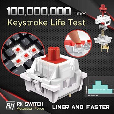並行輸入品】 RK ROYAL KLUDGE RK61 有線 60%メカニカル ゲーミング