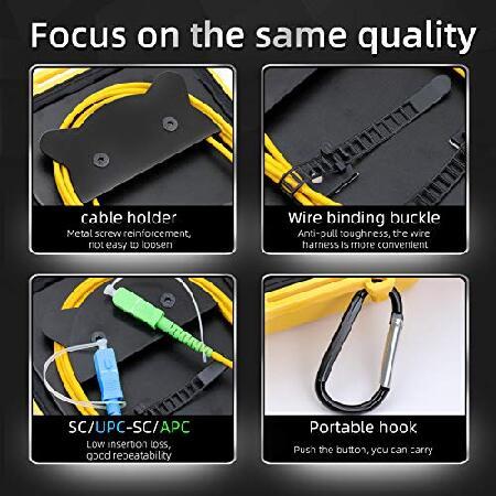 【並行輸入品】 FC/UPC-FC/UPC、SC/UPC-FC/UPC、SC/UPC-SC/APC OTDR延長発射ケーブルボックス1km SM 9/125コネクタOTDR 1310 /_1