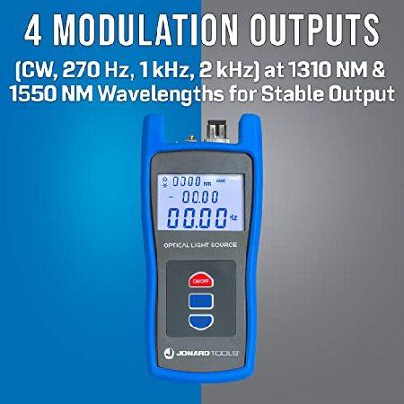 【並行輸入品】 Jonard Tools FLS-50 光ファイバー光源 シングルモードファイバー測定用 FC/SC/LC (PC/UPC) アダプター付き_3