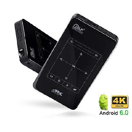 ROMIX Mini Portable Pocket Smart Projector with DLO,HD-in and HD 4K decoding,Compatible with Android,iPhone and Windows(並行輸入品) ROMIX Mini Portable Pocket Smart Projector with DLO,HD-IN and HD 4K decoding ,Compatible with android,iphone and Windows