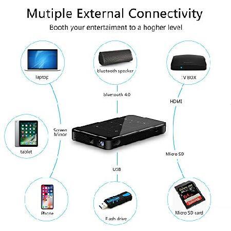 ROMIX Mini Portable Pocket Smart Projector with DLO,HD-in and HD 4K decoding,Compatible with Android,iPhone and Windows(並行輸入品) MICROWARE Mini Portable Pocket Smart Projector with DLO,HD-in and HD 4K  decoding, Compatible with Android, iPhone and Windows : Amazon.in:  Electronics