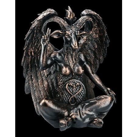 並行輸入品】 Pacific Giftware 大きな座ったバフォメット ルシファー