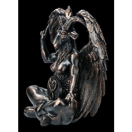 並行輸入品】 Pacific Giftware 大きな座ったバフォメット ルシファー
