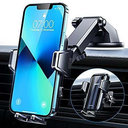 VANMASS 車載携帯電話マウント 360度回転 ユニバーサルスマートフォンホルダー クレードル iPhone 11/11 Pro/Xs/Xs Ma（並行輸入品）｜olg