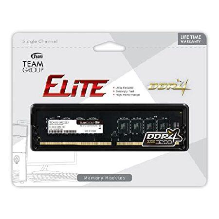 並行輸入品】 TEAMGROUP Elite DDR4 32GB シングル (1 x 32GB) 3,200