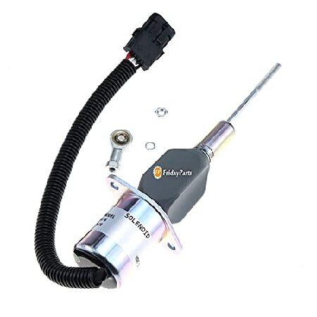【並行輸入品】 FridayParts 12V 電動燃料シャットオフランソレノイド RE53507 John Deere 4555 4560 4755 4760 4955 4960 8560 8760 8960 9965 9970用の画像