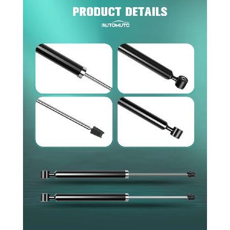 自動車 【並行輸入品】 Auto Shocks 348018 AUTOMUTO アブソーバーキット 2x リアショックアブソーバー 2011-2016 フォード フィエスタ、2011-2014 マツダ 2に適合