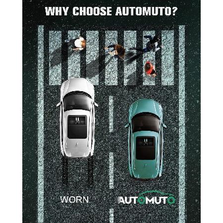 自動車 【並行輸入品】 Auto Shocks 348018 AUTOMUTO アブソーバーキット 2x リアショックアブソーバー 2011-2016 フォード フィエスタ、2011-2014 マツダ 2に適合