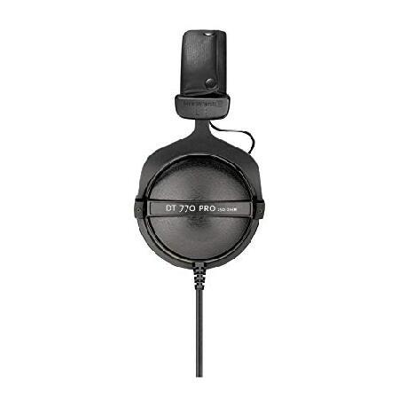 beyerdynamic DT 770 PRO 80オーム オーバーイヤースタジオヘッドホン (ブラック) Knox Gear ハードシェルヘッドホンケースとKnox Gear木製ヘッドホ(並行輸入品)｜olg｜05