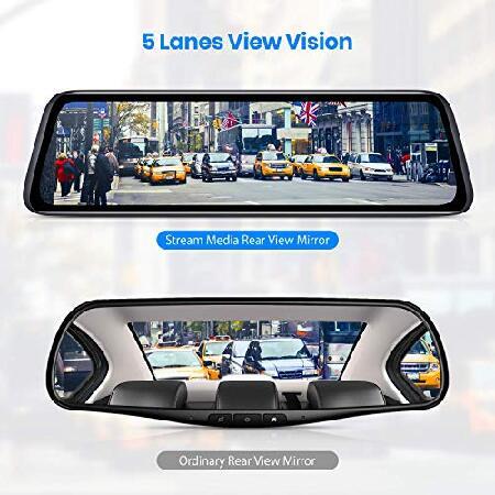 アクセサリー AUTO-VOX V5pro 並行輸入品】 AUTO-VOX V5PRO OEM Look Rear View Mirror Camera