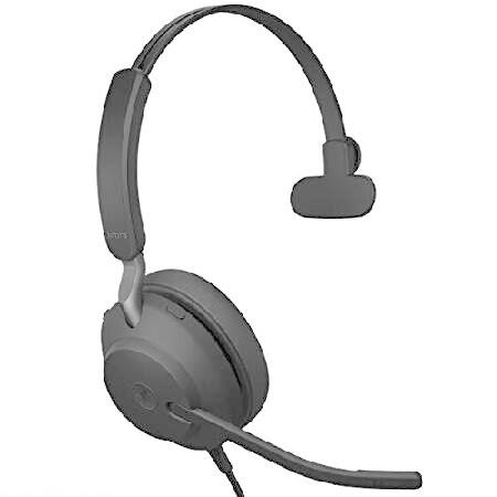 並行輸入品】 Jabra Evolve2 40 MS 有線ヘッドフォン、USB-A、モノ