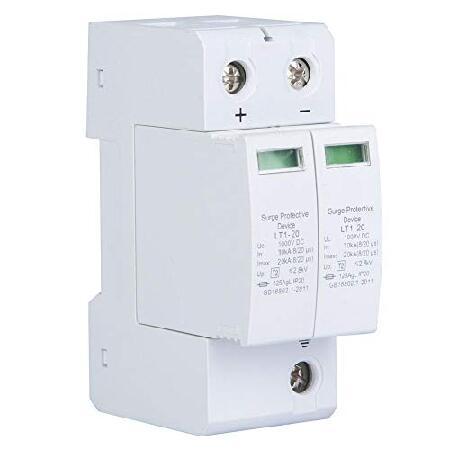 【並行輸入品】 Surge Protection Arrester Device, 2P DC Photovoltaic Lighting Protector Low-Voltage Arrester Whole House Surge Protector for Home and | ブランド登録なし