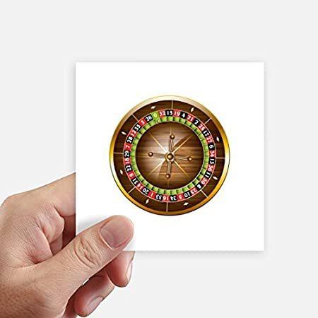 第1位獲得 正方形 ステッカー イラスト リアルなカジノターンテーブル Diythinker 防水ステッカー 車用デカール 並行輸入品 壁紙 オブジェ 置き物 Qts Edu Vn