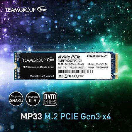 【並行輸入品】 Team Team M.2 2280 NVMe PCIe Gen3x4 SSD MP33シリーズ 2.0TB TM8FP6002T0C101_3