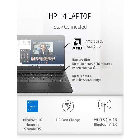 HP (エイチピー) 14インチ ノートパソコン AMD 3020e デュアルコア 