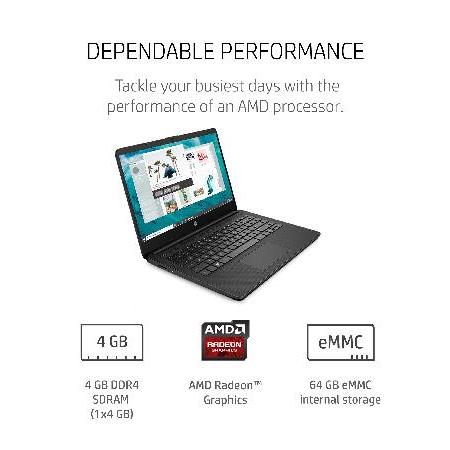 HP (エイチピー) 14インチ ノートパソコン AMD 3020e デュアルコア 