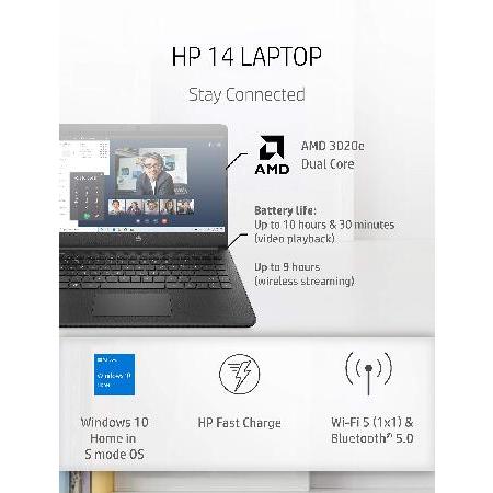 【並行輸入品】 HP (エイチピー) 14インチ ノートパソコン AMD 3020e デュアルコア プロセッサ 4GB RAM 64GB eMMC Windows 10 Home Sモード_1