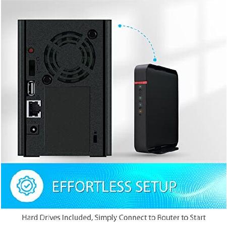 BUFFALO LinkStation 220 12TB 2-Bay NAS Network Attached