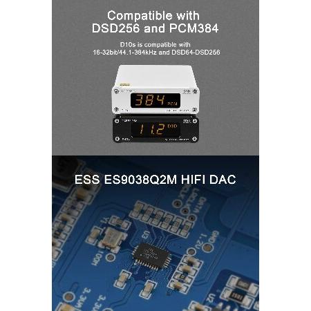 並行輸入品】 Topping D10s Mini USB DAC CSS XMOS XU208