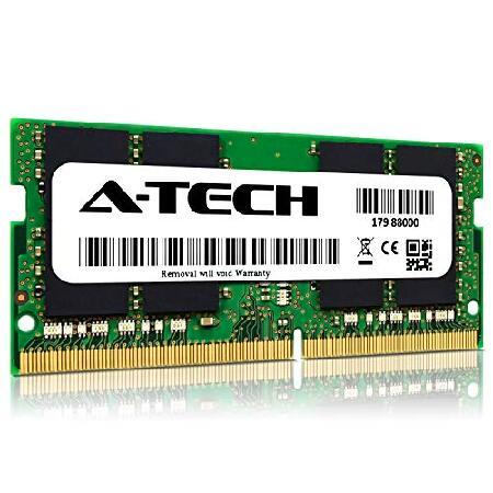 【並行輸入品】 A-Tech RAM 128GB (4x32GB) DDR4 2666MHz SODIMM PC4-21300 (PC4-2666V) CL19 2Rx8 1.2V Non-ECC SO-DIMM 260ピン - ノートパソコン ノートパソの画像
