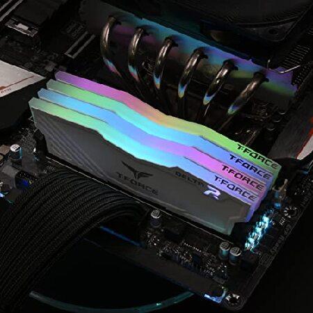 並行輸入品】 TEAMGROUP T-Force Delta RGB DDR4 16GB (2x8GB) 3600MHz