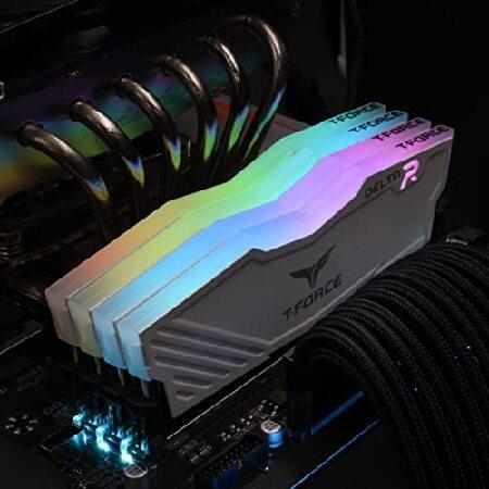 並行輸入品】 TEAMGROUP T-Force Delta RGB DDR4 16GB (2x8GB) 3600MHz