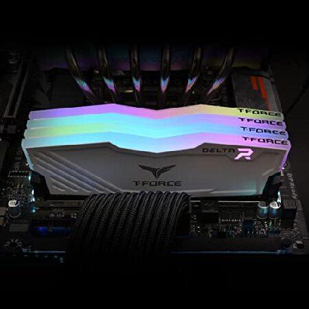 並行輸入品】 TEAMGROUP T-Force Delta RGB DDR4 16GB (2x8GB) 3600MHz