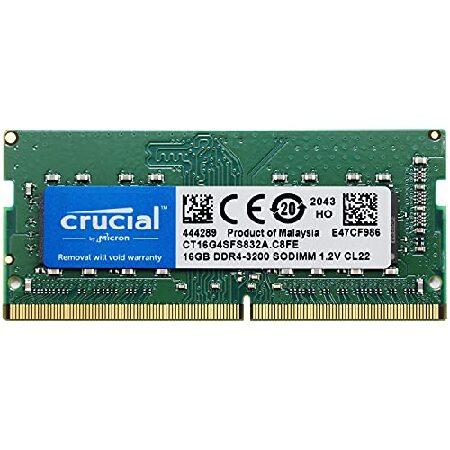 並行輸入品】 Crucial ノートPC用 メモリ PC4-25600(DDR4-3200) 16GB