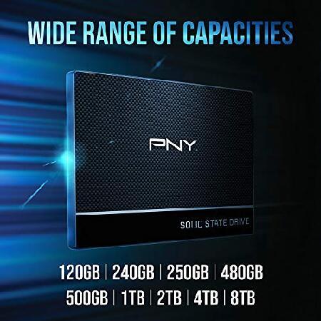 【並行輸入品】 PNY 2.5インチ SATA3 内蔵SSD 2TB(2000GB) SSD7CS900-2TB-RBの画像