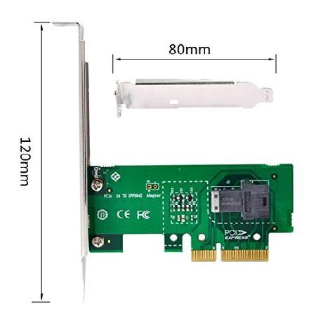 【並行輸入品】 Cablecc PCI-E 4X to U.2 U2 Kit SFF-8639 NVME PCIe SSD Adapter for Mainboard SSD 750 p3600 p3700 M.2 SFF-8643_3