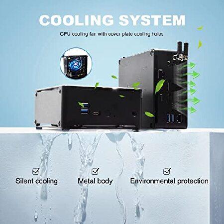 [即日発送] Mini Desktop PC 8950HK i9 Mini PC Windows 11 Dual LAN 16GB RAM 512GB NVME SSD， 4K HD， Gigabit Ethernet， HD， DP， TPC， Dual-Band Wi-Fi，BT 4.2， Auto Powe 【XUR2064604650】(74152円)