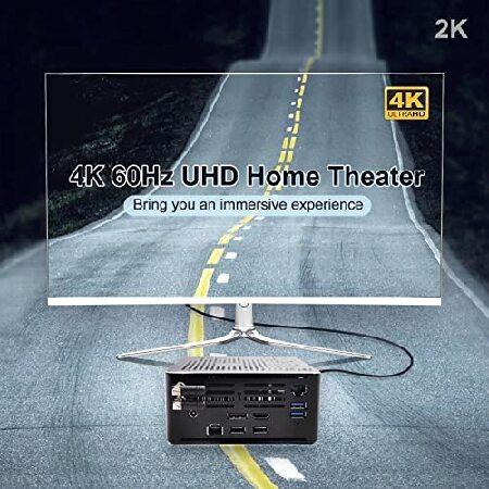 [即日発送] Mini Desktop PC 8950HK i9 Mini PC Windows 11 Dual LAN 16GB RAM 512GB NVME SSD， 4K HD， Gigabit Ethernet， HD， DP， TPC， Dual-Band Wi-Fi，BT 4.2， Auto Powe 【XUR2064604650】(74152円)