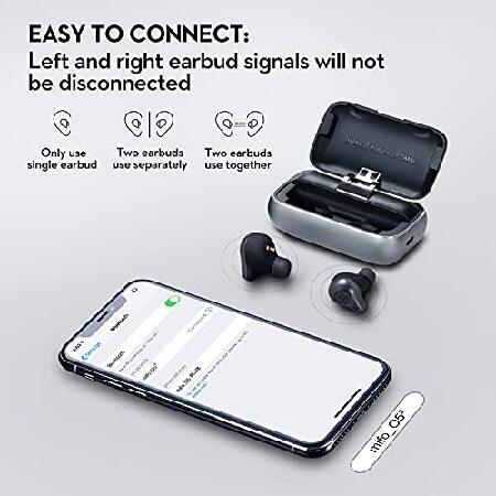 2022 Upgraded Version MIFO O5 Gen 2 Touch Version Bluetooth 5.2 True Wireless Earbuds, Qualcomm APT-X CVC 8.0 Wireless Earbuds Noise Cance(並行輸入品)｜olg｜02