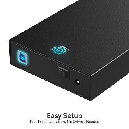 並行輸入品】 SABRENT HDD・SSD外付けケース 3.5、2.5インチSSD用/ HDD