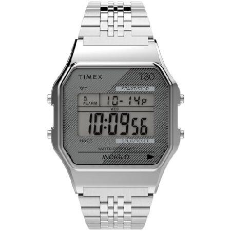 並行輸入品】 Timex(タイメックス) T80 34mm 腕時計 シルバー 