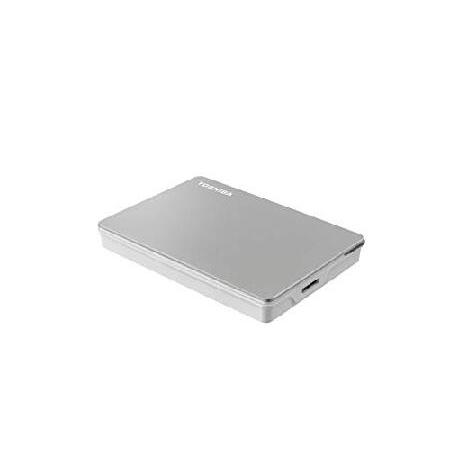 【並行輸入品】 Toshiba Canvio Flex 1TB ポータブル外付けハードドライブ USB-C USB 3.0 シルバー PC Mac タブレット用 HDTX110XSCAAの画像