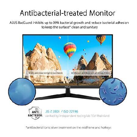 ASUS VY279HE 27” Eye Care Monitor, 1080P Full HD, 75Hz, IPS, 1ms, Adaptive-Sync, Eye Care Plus, Color Augmentation, HDMI VGA, Frameless, (並行輸入品)｜olg｜02