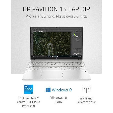 【並行輸入品】 HP Pavilion 15 ラップトップ、第11世代 Intel Core i5-1135G7 プロセッサー、8 GB RAM、515 GB SSDストレージ、HD IPS Micro-Edge_1