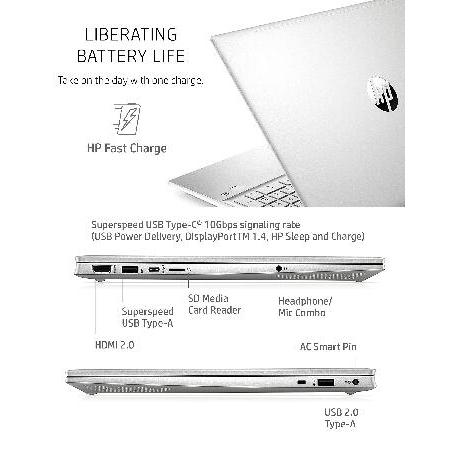 【並行輸入品】 HP Pavilion 15 ラップトップ、第11世代 Intel Core i5-1135G7 プロセッサー、8 GB RAM、515 GB SSDストレージ、HD IPS Micro-Edge_5