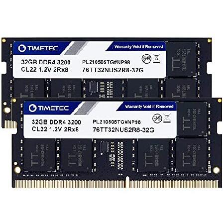 並行輸入品】 Timetec 64GB キット (2x32GB) DDR4 3200MHz PC4