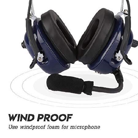 並行輸入品】 Vipxyc 一般航空ヘッドセット デュアルプラグ 3.5mm 防風