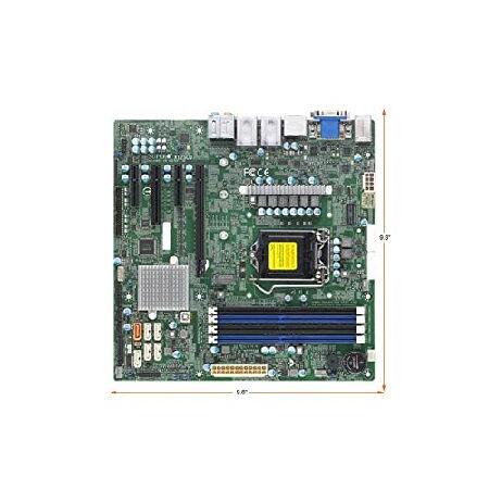 Supermicro X12SCQ Micro-ATX Server Motherboard Q470E LGA-1200, Embedded(並行輸入品)｜olg｜02