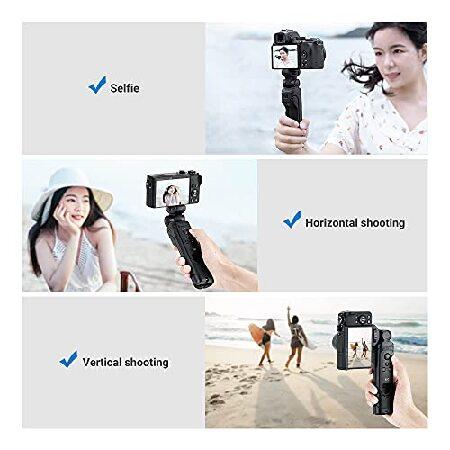 Wireless Bluetooth Remote Shooting Grip Video Mini Tripod Replaces Canon HG-100TBR for Canon EOS R R3 R5 R6 R7 R10 M6 Mark II M50 Mark II (並行輸入品)｜olg｜04