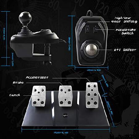 PXN ゲームレーシングホイール V9 270°/900°調節可能な PXN ゲームレーシングホイール V9 270°/900°調節可能な