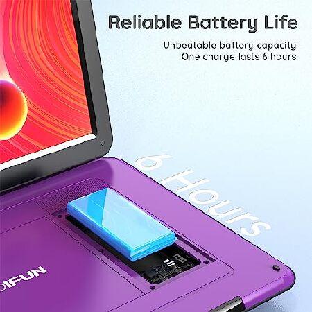 並行輸入品】 ポータブルDVDプレーヤー 大規模なHDスクリーン、6時間の